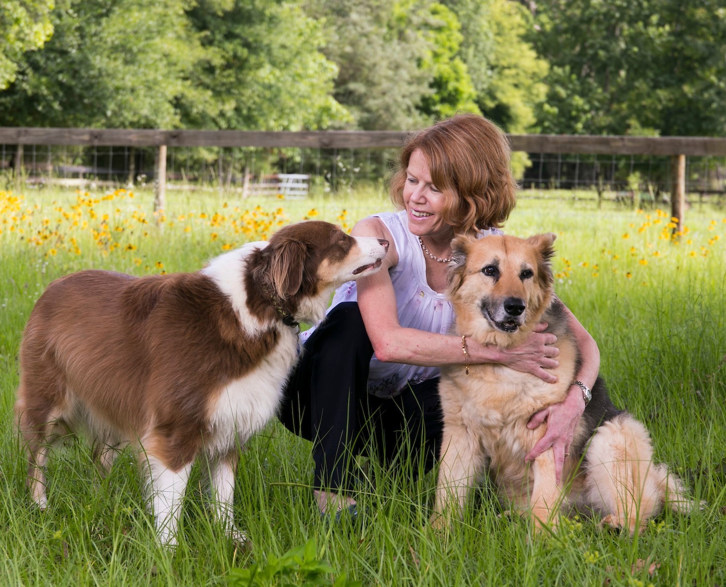 Dr. Sheilah Robertson and dogs Dr. Sheilah Robertson and dogs