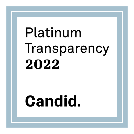GuideStar Exchange Platinum Transparency status badge