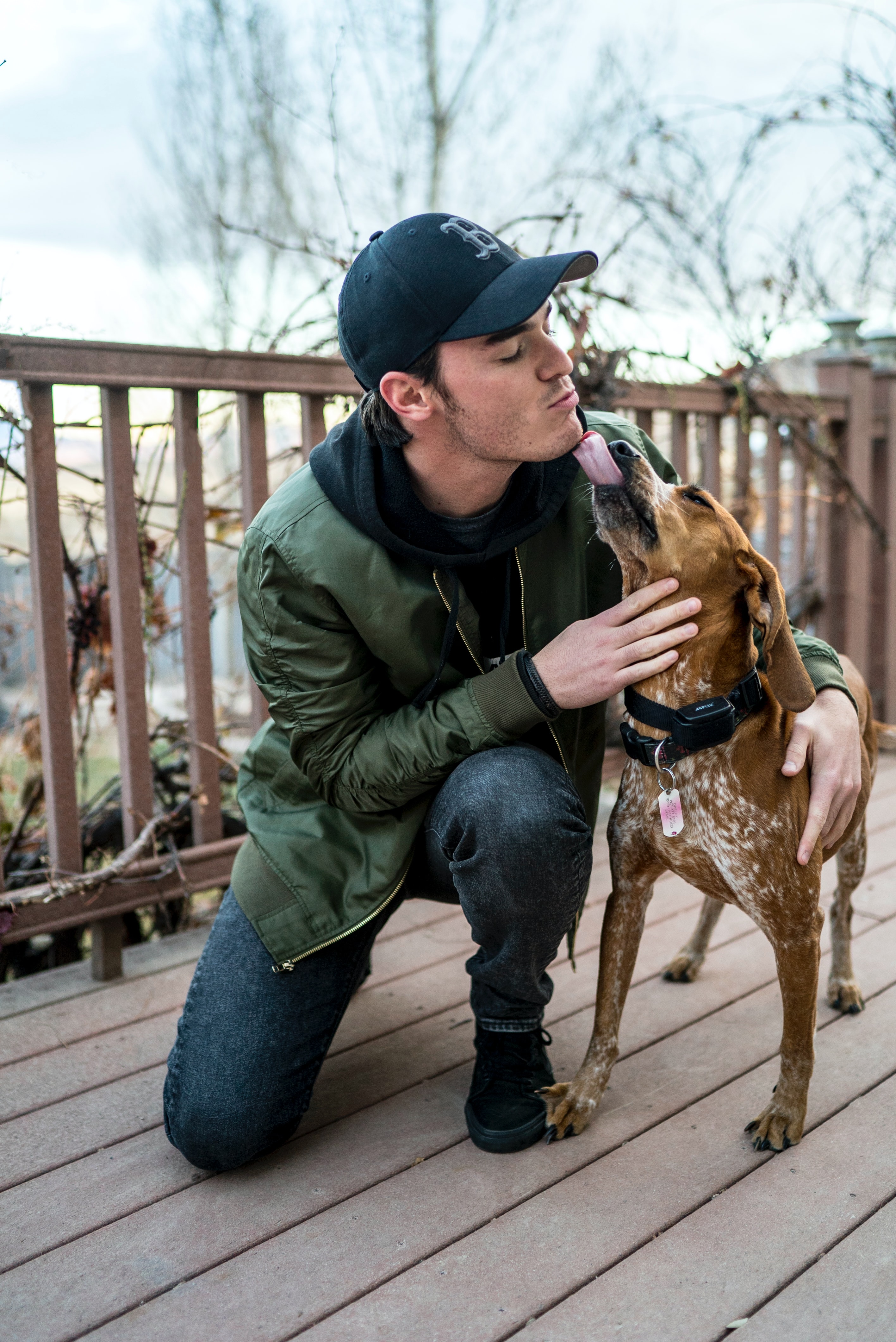 Keeping your dog safe Dog with man